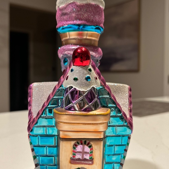 CHRISTOPHER RADKO CANDY JAR SUGAR SHACK 2 - 2005 Retired Candy House Jar - Picture 5 of 8